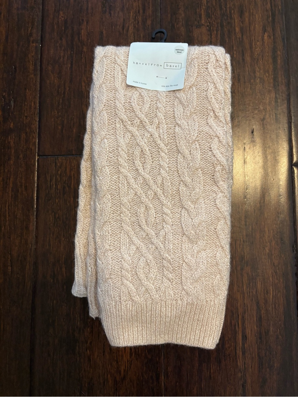 NEW!!!  Cashmere Blend Leg-warmers Athleta X Hansel From Basel Cable Knit